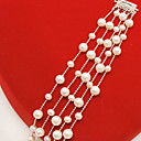 Elegant Five Strands Freshwater Pearl Bracelet (SZY1800)