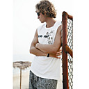 des hommes de qualité des vêtements de plage plage, t-shirt seulement, taille L, XL, XXL (ft9029)