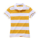 classico-montaggio polo a maniche corte in cotone 100% (pfk010)