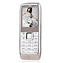 E71Y style Dual Card Quad Band Ultra-Thin Cell Phone White&Silver