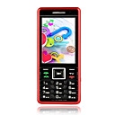 y600 dual quad band carta doppia fotocamera ultra-sottile funzione telefono cellulare tv nero e rosso (szrw284)