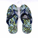 caldo scarpe popolare spiaggia di blu e verde interscambio sandalo da donna (stc021)
