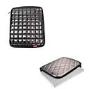 Women's Metstyle Tokio Notebook Sleeve For 14" Notebook Macbook - Black-White-Sliver-Titanium