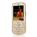 V66 Quad-Band Dual Card Bluetooth Touch Screen Music Cell Phone  Apricot(SZHX0093)