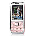 E85 doppia scheda quad band metal cover dello schermo del telefono cellulare touch rosa (szrw474)