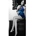 halter court / mini manches caméléon cheongsam / qipao / chinese robe (hgqp228)