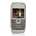 FLYYING E71 style Dual Card Quad Band Dual Camera WIFI JAVA TV Function Ultra Thin Flat Screen QWERTY Keyboard Cell Phone Gray