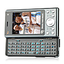 E98 PDA Dual Card Quad Band Dual Camera TV Function QWERTY Keyboard Flat Touch Screen Cell Phone Gray and Silver