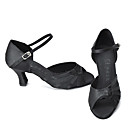 Top Fashionable Satin Upper Latin Ballroom Dance Shoes For Lady(SBS019)