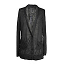lange mouwen deep-v lange vest dames trui (23000646)