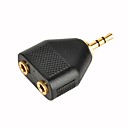 composiet stereo kabel 2 vrouwelijk naar 3.5mm male converter plug (smqc045)