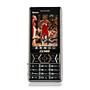A66 doppia scheda dual standby dual band telefono cellulare nero e argento (2GB TF card) (sz05450198)