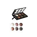 6 cosmétiques couleurs ultra maquillage shimmer eye shadow palette 8 # (tslr0909-019)