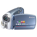 riche HD-T1 5.0MP CMOS 12.0mp caméscope numérique enrichi avec écran LCD 3.0inch 5x zoom optique 4x zoom numérique (smq5647)