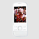 N99 Dual Card Quad Band Flashlight Touch Screen Cell Phone Silver and White (2GB TF Card)(SZ04580828)