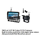2.4G Wireless Parking Sensor System With 7"TFT-LCD Monitor-IR Color CCD Camera