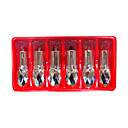 New Arrivals! 6 PCs Lipstick Set- Different Red Phase Satisfied Your Want!(TSLR1023-4)