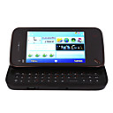 HT N97 Style Dual Card Dual Camera Quad Band 3.0 Inch Slide Cell Phone Brown (2GB TF Card)