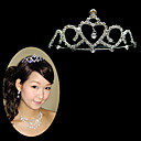 magnífico claro cristales tiara de novia de la boda (hg0815)