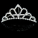 magnífico claro cristales tiara de novia de la boda (hg0866)
