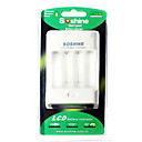 Soshine C2 Smart Quick Charger with LCD Display with Car Adapter (AA/AAA)