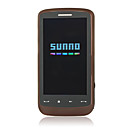 sunnohdi quad band gps wifi Windows Mobile 6.5 Bluetooth Java OS 3.2 polegadas touch screen celular inteligente preto (2GB TF e gps de pé e de carro c