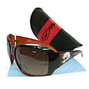 gafas de sol de moda + paño de limpieza libre y estuche duro - marco de café oscuro + diseño cráneo dsco4212-0479-11.13-78
