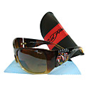 gafas de sol de moda + paño de limpieza libre y estuche duro - marco de café oscuro con diseño de perro pirata dsco4201-0479-11.13-68