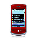 ak100 quad band mini torcia a doppia scheda tv piatto funzione touch screen del telefono delle cellule rosse (2GB TF card) (sz05440246)