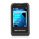 CCk-11 MINI Quad Band Dual Card Dual Standby Ultra Thin Flashlight Flat Touch Screen Cell Phone Black (2GB TF Card)