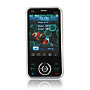 suerte N98 quad doble tarjeta de banda tv función de pantalla táctil teléfono celular negro (tarjeta de 2GB TF) (sz04580868)