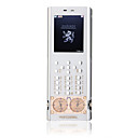 Mobiado Exalted Classical Fashion Quad Band Dual Card Dual Watch Metal Keys Cell Phone White (2GB TF Card)