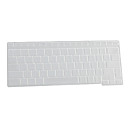 tastiera del silicone shileld toshiba m805/m806/m600 (bianco traslucido)