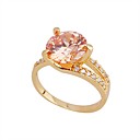 Beautiful 18K Gold Plated CZ Cubic Zirconia Rings (0292-91122-03)