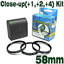 Emolux 58mm (+1,+2,+4) Kit CLOSE-UP Filter (SMQ5563)