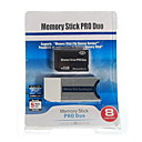 8 GB de memoria Memory Stick PRO Duo de tarjetas de memoria y adaptador de Memory Stick Duo