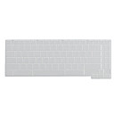 tastiera del silicone shileld HP6515 ml-1020b (bianco traslucido)