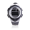 Waterproof EL Digital Stopwatch Sport Wristwatch (Black)