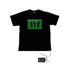 suono e la musica attivato visualizzatore el vu-spettro ballerino t-shirt (4 * aaa)