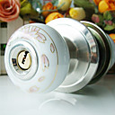 High Quality Ceramic Door Knob with Lock (Porcelain Door Knob) (0768-W16 SS)