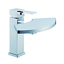 CLEARANCE -Single Handle Chrome Waterfall Bathroom Sink Faucet