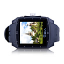 G2 Built In 2G Memory Quad Band Bluetooth Touch Screen Water Proof Watch Cell Phone Black