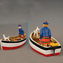 la figura de resina pintada a mano gk las aventuras de Tintín en bote (ceg80053)
