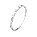 platine comme bracelet cz zircons (0292-00115-12)