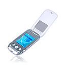 G1 Dual Card Quad Band with Bluetooth FM Touch Screen Flip Cell Phone White (2GB TF Card)