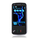 N97 Quad Band Dual Card Dual Standby TV Function 3.0 Inch Flat Touch Screen Bar Cell Phone Black (2GB TF Card)