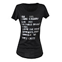 unico printting breve maniche scollo tondo stampato t-shirt donna (4201bc017-0736)