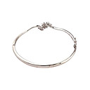platine comme bracelet cz zircons (0292-00127-58)
