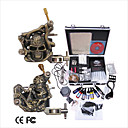 kit profissional da máquina do tatuagem jogo terminado com 2 máquinas do tatuagem da pistola (0359-03.01-h021)