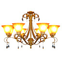 antiek goud 8-licht lineaire kroonluchter (0810-2173-8)